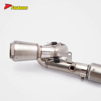 New FORSOUND 675SR 675NK Crown Spiral Underfloor Full Stainless Steel Silver Universal Exhaust System Dual Oxygen Sensor