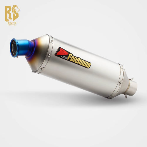 Stainless Steel 51Mm Exhaust End Can for Universal Motorcycle 51Mm Pipe