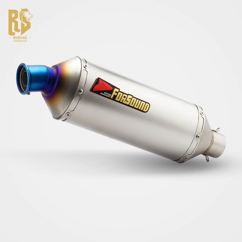 Stainless Steel 51Mm Exhaust End Can for Universal Motorcycle 51Mm Pipe