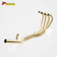 Brass Front and Middle Section Exhaust Pipe for Zephyr 400 ODM&OEM