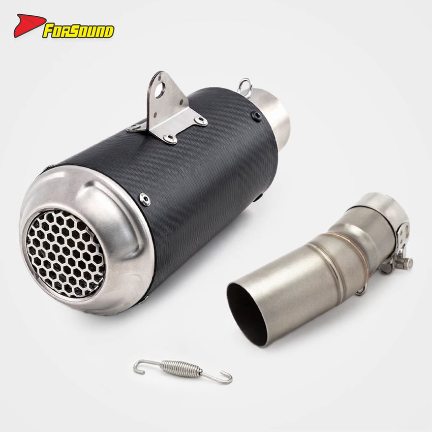 For Kawasaki Ninja 400 Stainless Steel 51Mm Exhaust Mid-Tail Exhaust Pipe
