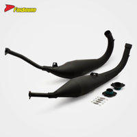 For Honda NSR 250 Fit 1991-1996 Vintage Race Twin-Outlet Slip-On Muffler 2-Stroke Full Racing Exhaust OEM Nsr250 Mc28 Honda Nsr