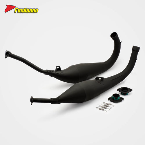 For Honda NSR 250 Fit 1991-1996 Vintage Race Twin-Outlet Slip-On Muffler 2-Stroke Full Racing Exhaust OEM Nsr250 Mc28 Honda Nsr