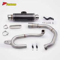 For Honda Monkey 125 Exhaust Vintage Small-Displacement Cannon-Style Full Exhaust System Urban Commute OEM Interface Compatible