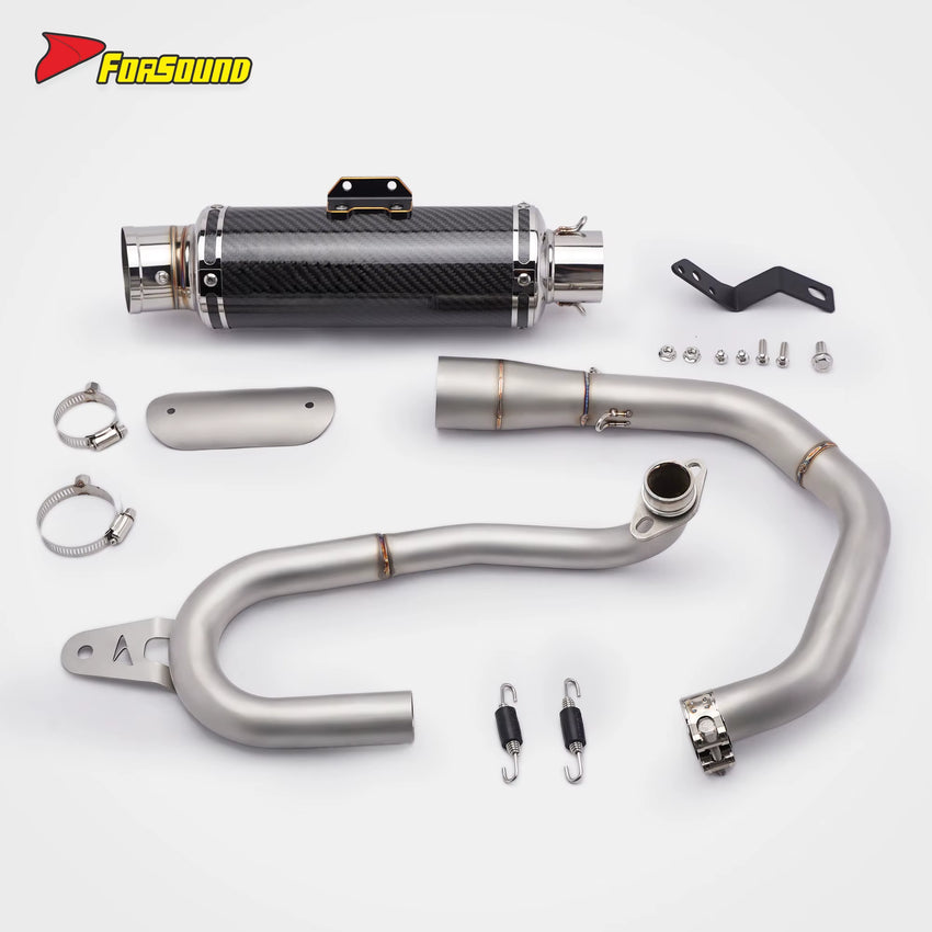 For Honda Monkey 125 Exhaust Vintage Small-Displacement Cannon-Style Full Exhaust System Urban Commute OEM Interface Compatible