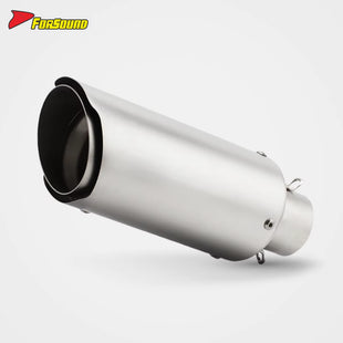 Stainless Steel 51Mm Car Mouth Young Lion End Can Exhaust Pipe Universal Motorcycle Pipe