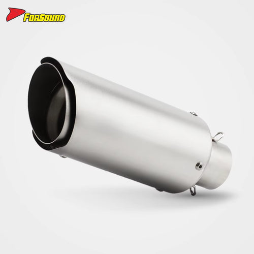 Stainless Steel 51Mm Car Mouth Young Lion End Can Exhaust Pipe Universal Motorcycle Pipe