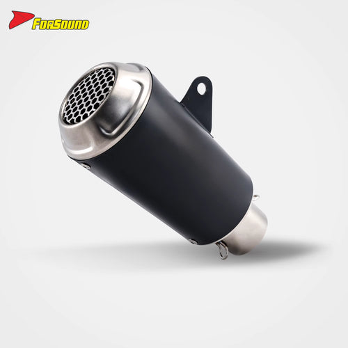 Stainless Steel Black Spray Paint 51Mm LV-10 End Can Exhaust Pipe Universal for Motorcycle Pipe