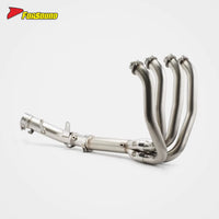 For KAWASAKI ZX-6R New Condition Front and Middle Section Exhaust Pipe OEM Rear Exhaust-Compatible Exhaust with Mounting Bracket