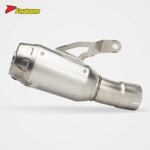 New Short Arrow Mid-Tail Integrated Exhaust Pipe for S1000RR 2010-2025 Stainless Steel & Carbon Fiber