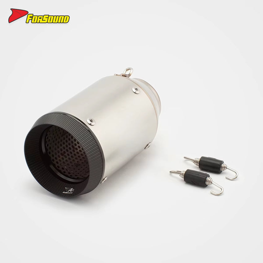Stainless Steel 51Mm Cola Can Nozzle Exhaust Pipe for Motorcycles.
