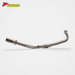 New FORSOUND Yamaha TMAX 560 Twin-Cylinder Maxi-Scooter Titanium Front-Mid Section Exhaust Direct Bolt-On Installation