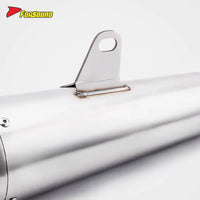 New Condition Polished Surface Custom Parts Stainless Steel Motorcycle Mid-Tail Integrated Exhaust Muffler for CFMOTO 800NK 2025