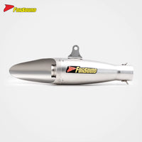 RS Modified Motorcycle Exhaust System 51Mm Airship Tail with Straight through Lifting Lug Compatible MT07 CBR650 ZX-4R R6