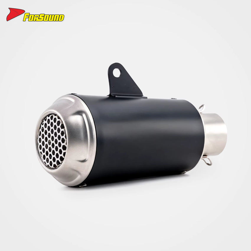 Stainless Steel Black Spray Paint 51Mm LV-10 End Can Exhaust Pipe Universal for Motorcycle Pipe