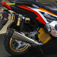 For Honda Adv 160 Full System Exhaust Stainless Steel Flying Knife Modle Corrosion & Oxidation Resistant Deep Exhaust Note OEM
