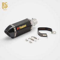 RS Locomotive Modified 51Mm Universal Exhaust Pipe Short Hexagonal Single Hole Tail Section NINJA400 CBR650R RC3