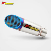 Stainless Steel Mini Honeycomb Exhaust Pipe for Motorcycle Mountain Running Ninja 4 Z900 R3 R15