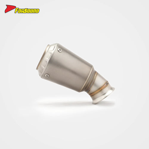For KTM 790 890 Fit 2018-2025 Silvery Stainless Steel Motorcycle Exhaust Muffler with DB Killer Thundering Sound Customizable