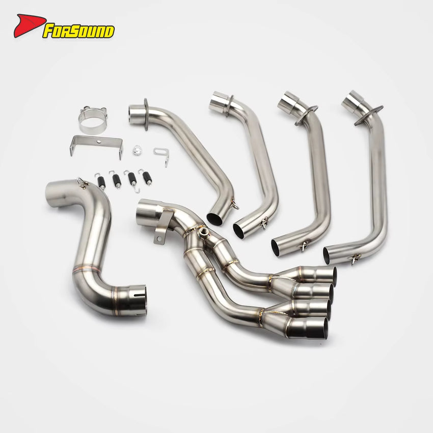 New Condition Stainless Steel Motorcycle Full Exhaust System Side Mounted Exhaust for HONDA CBR650 2021-2025 Sporty Street Bike