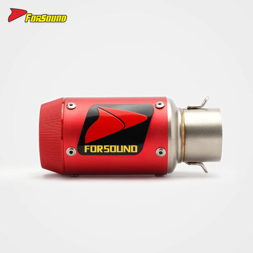 Stainless Steel Carbon Fiber 51Mm Mini GP End Can Exhaust Pipe Universal Motorcycle Pipe