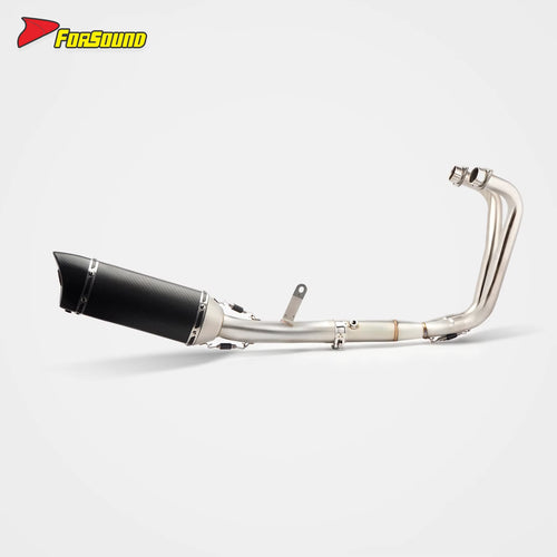 Stainless Steel Carbon Fiber 51Mm Motorcycle Exhaust System for Yamaha R3 Full Exhaust ODM&OEM