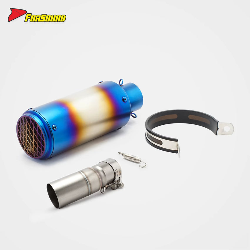 Stainless Steel 51Mm Exhaust Mid-Tail Exhaust Pipe for Ninja 400