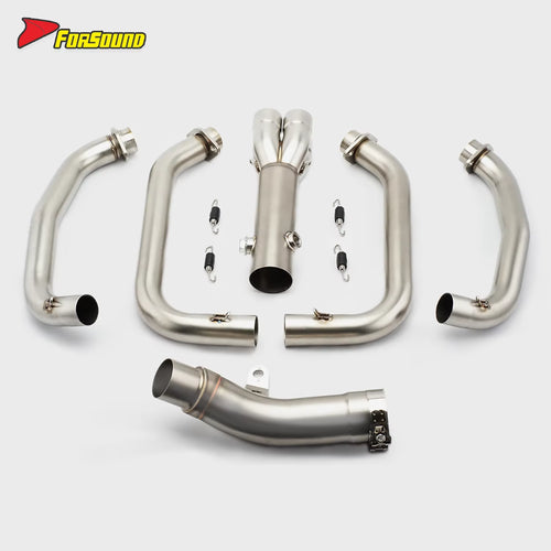 Forsound KAWASAKI Z900 Front-Mid Section Exhaust Pipe Stainless Steel 2017-2026 Model Compatible Precision Welding Urban Sport