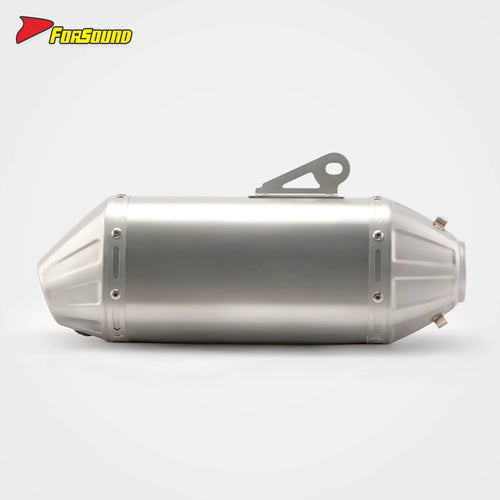 Stainless Steel 51Mm T148 Fish-Mouth Tail End Exhaust Pipe Universal Motorcycle Pipe