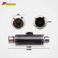 For Honda Monkey 125 Exhaust Vintage Small-Displacement Cannon-Style Full Exhaust System Urban Commute OEM Interface Compatible
