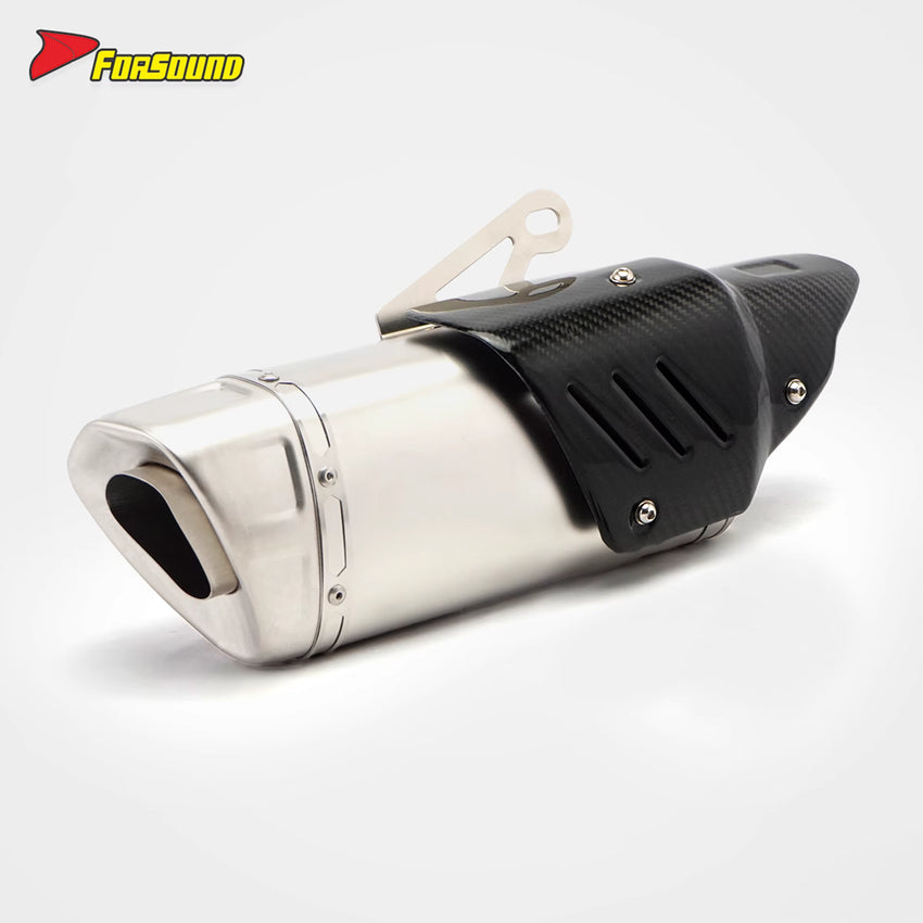High Performance Stainless Steel 51Mm K10 Motorcycle Mid-Tail Integrated Exhaust Muffler with DB Killer for SUZUKI GSX250R