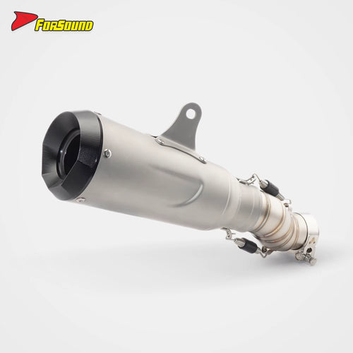 For CFMOTO Stainless Steel Carbon Fiber SR Full-Section Silencer Exhaust Pipe for CFMOTO 450SR 450NK Motorcycles Condition New