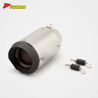 FORSOUND Universal 51Mm Stainless Steel Motorcycle Exhaust Replacement New Can CF450SR MT03 Multilateral Style Black Mouth