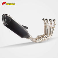 FOR BMW S1000RR S1000R Fit 10-25 Stainless Steel Puppy Pro Style Full Exhaust Pipe Compatible Aftermarket Rear 2022 Bmw S1000Rr