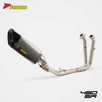 FORSOUND for 450SR/NK Full Exhaust Pipe K10 Stainless Steel Carbon Fiber Retrofit/Upgrade Condition New