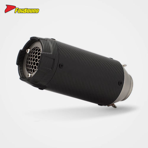RS for Motorcycle ZX-4R CBR650 S1000R Z900 Exhaust Pipe Tail Section Carbon Fiber Honeycomb Nozzle Perfect Condition
