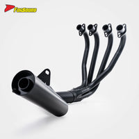 Iron Alloy Front and Middle Section Exhaust Pipe for Zephyr 400 OEM&ODM