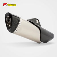 FORSOUND 675 R1-Style Heat Shield Aftermarket Stainless Steel Carbon Fiber Full Exhaust AK Model Direct Bolt-On Installation