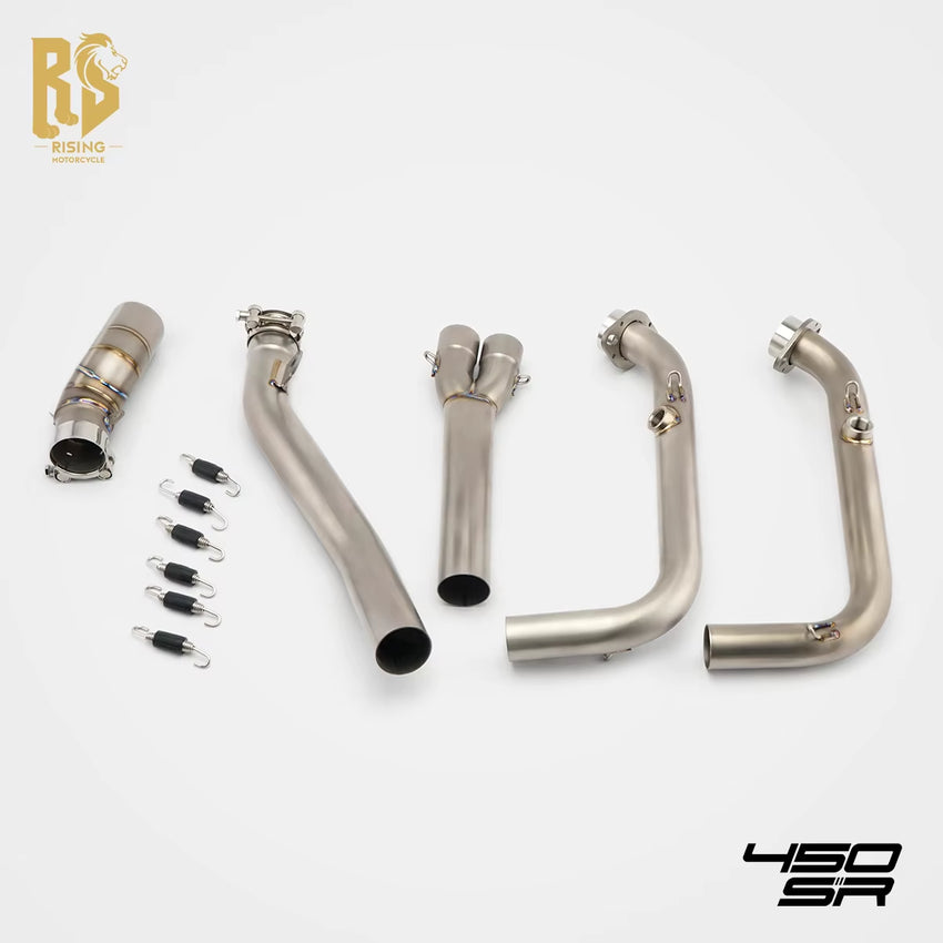 Forsound/Sound for 450SR/NK Right Titanium Alloy Front and Middle Exhaust Pipe for Retrofit/Upgrade New 1-Year Warranty China