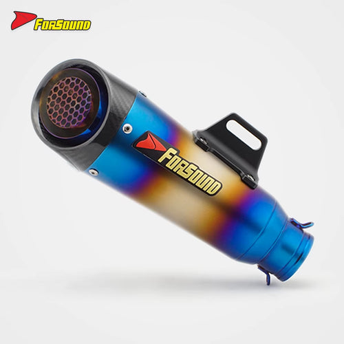 Motorcycle Exhaust System SC Bee Net Cover Tail Exhaust Pipe for MT09 Huanglong 450SR Race 600 R3 Ninja GSX