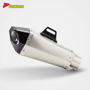 51Mm Universal Motorcycle Exhaust Muffler Customizable Logo Tail Pipe Escape Modified for R1 Z900 CBR150R CB400X FZ6 GSX250R
