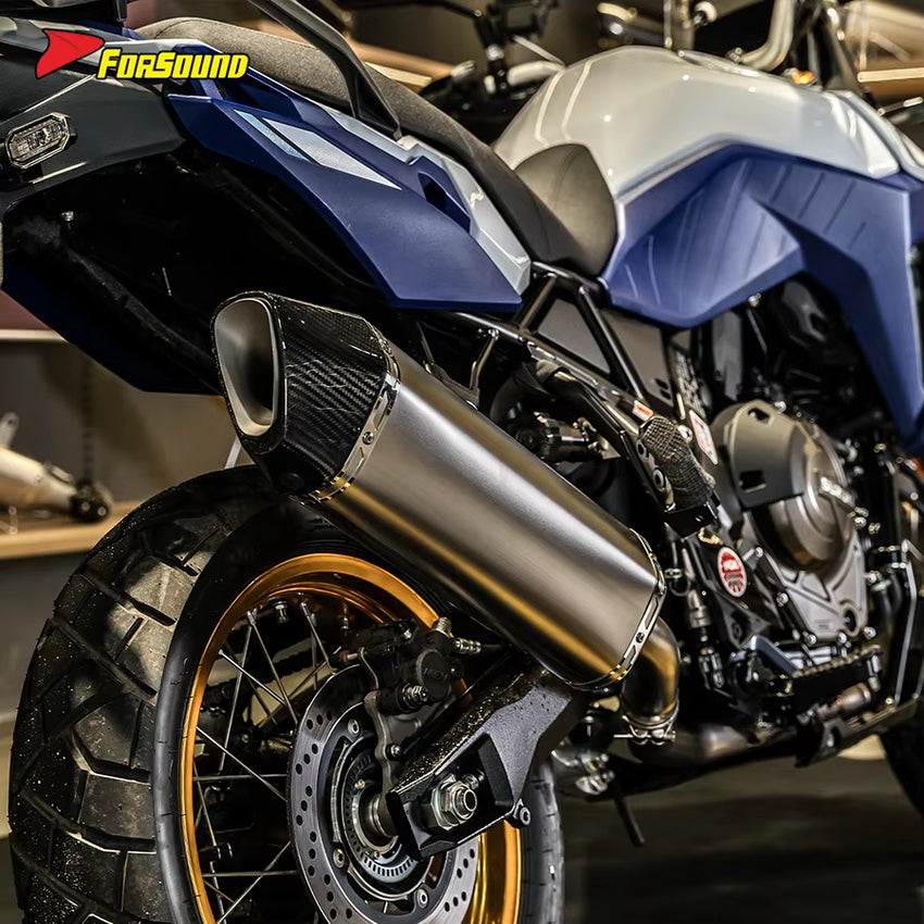 For V-STROM800DE Motorcycle Titanium Alloy Full System Exhaust ODM&OEM