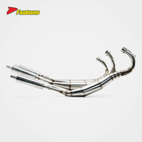 New FORSOUND KAWASAKI KH250 Retro Motorcycle 3-Into-3 Stainless Steel Exhaust System High Temp Corrosion Resistance Full Sound