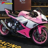 New Condition Racing Motorcycle Exhaust Stainless Steel Slip-On Muffler Mid-Tail Integrated Exhaust Pipe for KAWASAKI ZX-6R