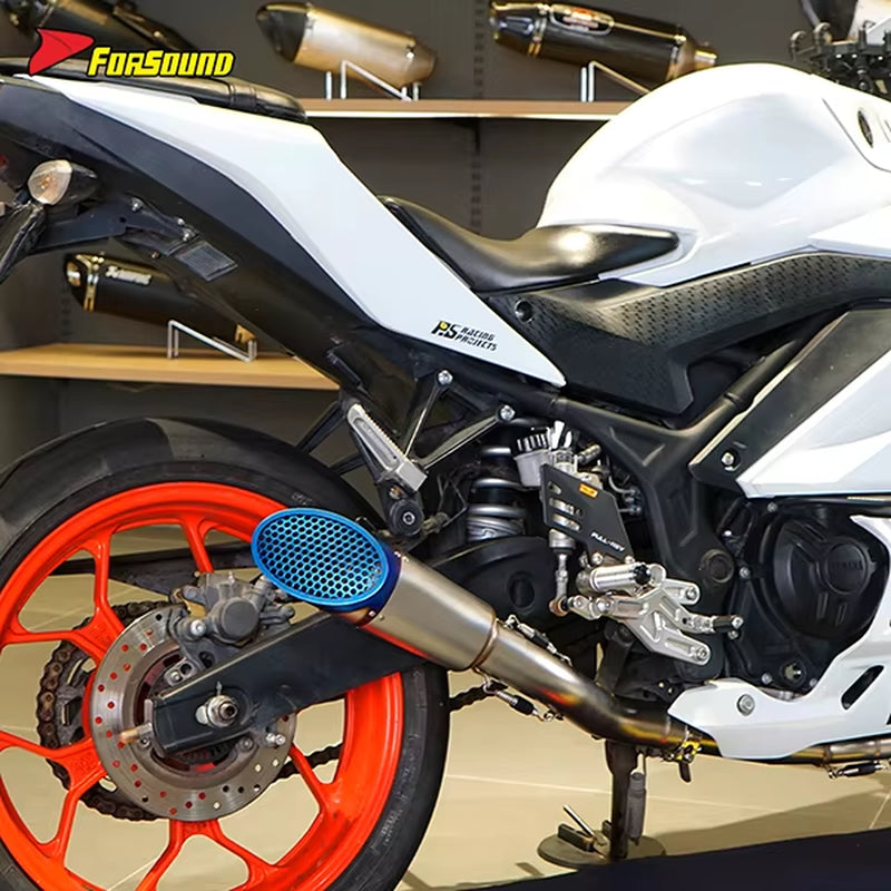 Stainless Steel 51Mm Full Motorcycle Exhaust Pipe for Yamaha R3 Full Exhaust ODM&OEM