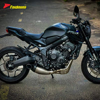 Forsound for Cb650R Low Mount Full-System Exhaust 2021-2025 Stainless Steel Tip 4-Into-2 Header Removable DB Killer ODM