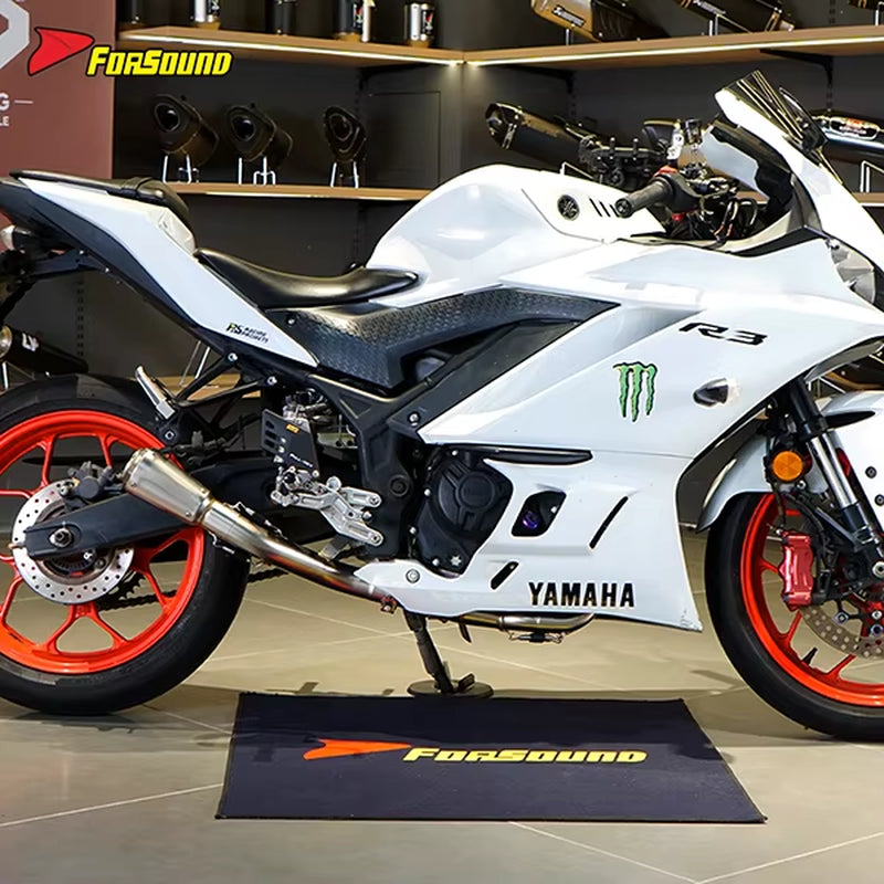 Stainless Steel 51Mm Exhaust Full Motorcycle Exhaust System Yamaha R3 Exhaust Mt25 ODM OEM