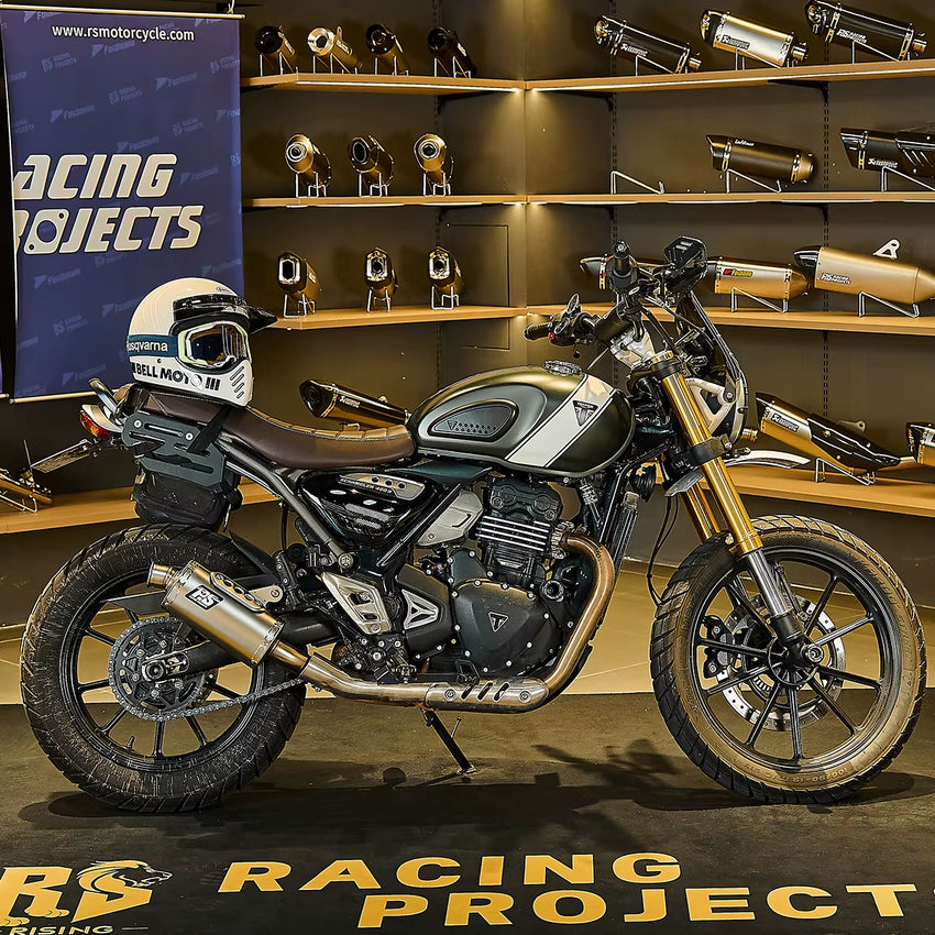 New FORSOUND 400X Stainless Steel Phoenix-Style Mid-Rear Section Exhaust Deep Note OEM Interface Compatible Scrambler/