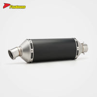 RS Original Universal Motorcycle Exhaust Pipe Stainless Steel Sound Excited Pipe 51Mm Caliber End Can