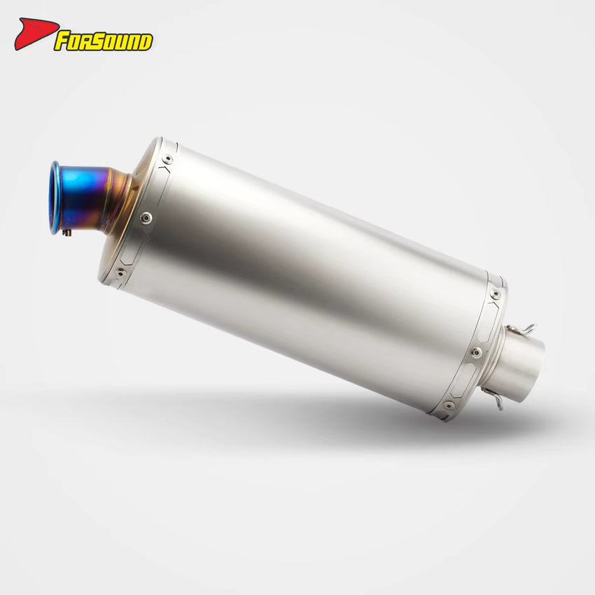 Stainless Steel Phoenix Tail Exhaust Pipe Motorcycle 800X 450MT 525F TRK790 ADV